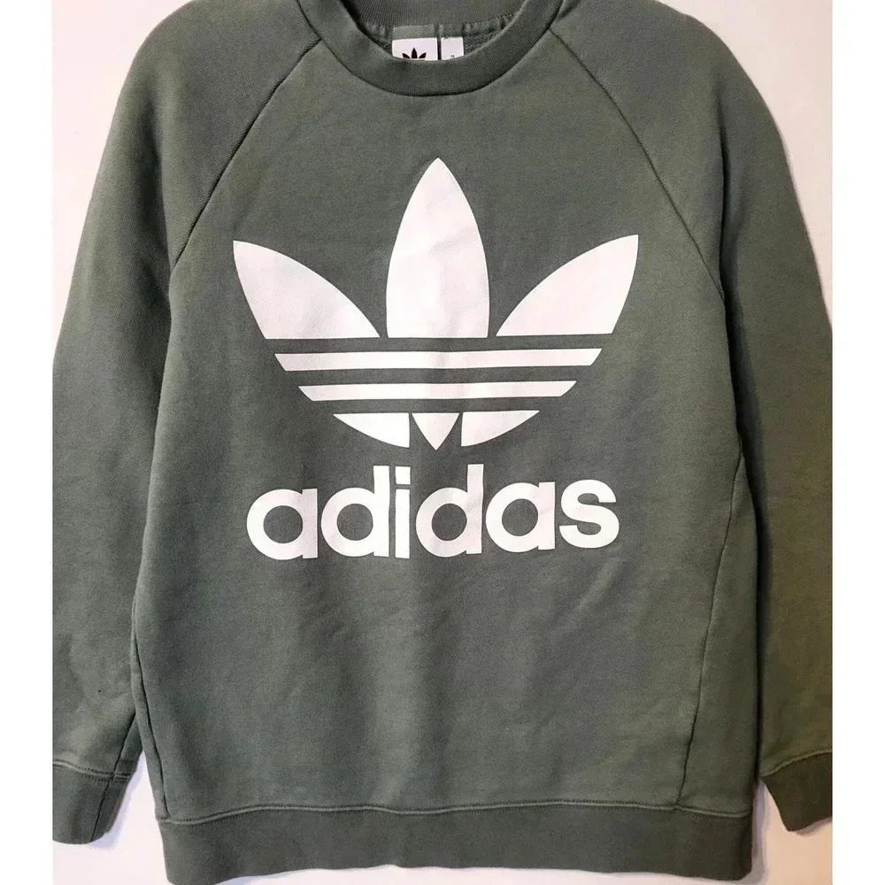 adidas Originals Oversized Sweatshirt Size Medium 1J - Picture 4 of 5
